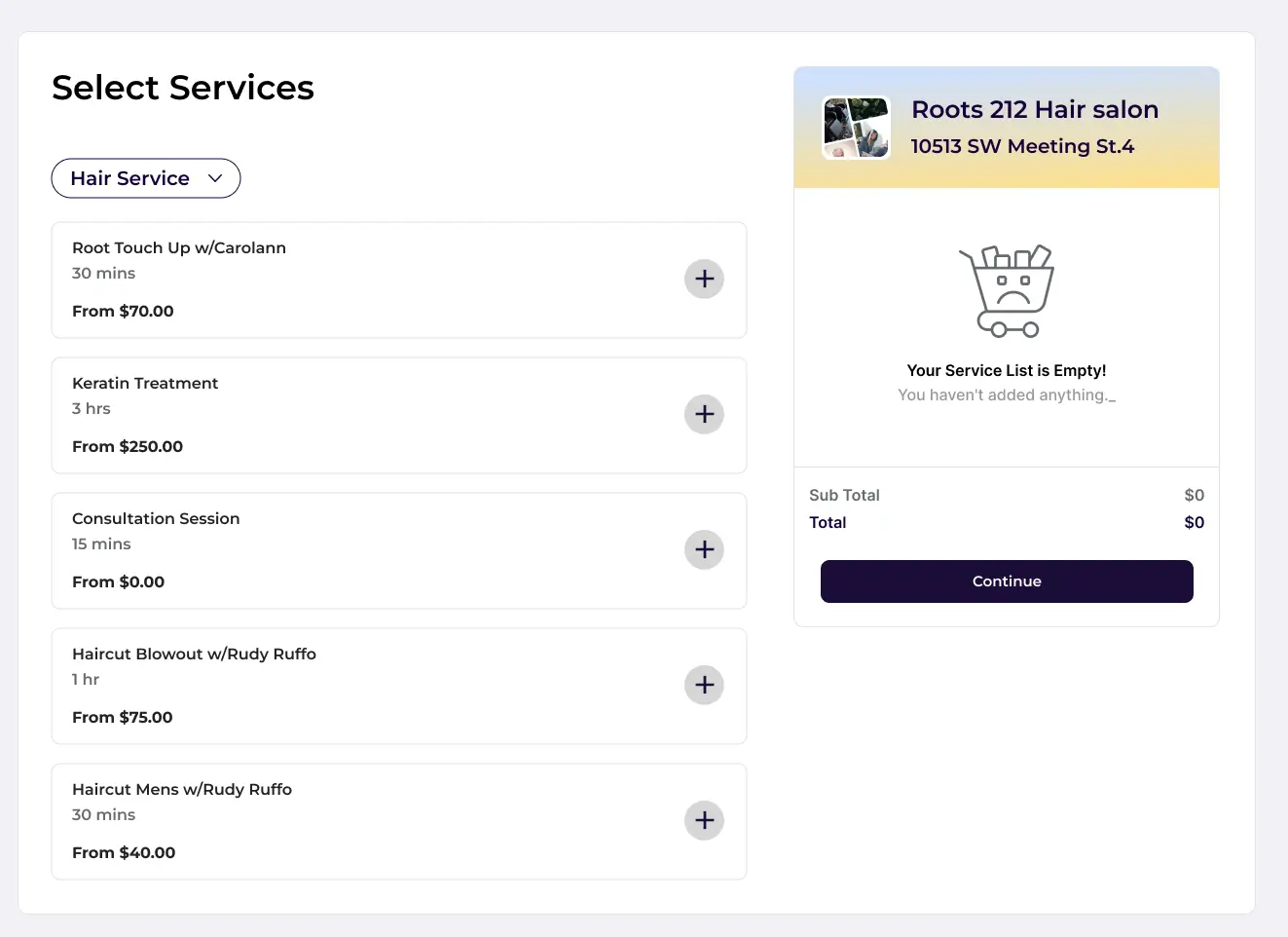 Online Booking
